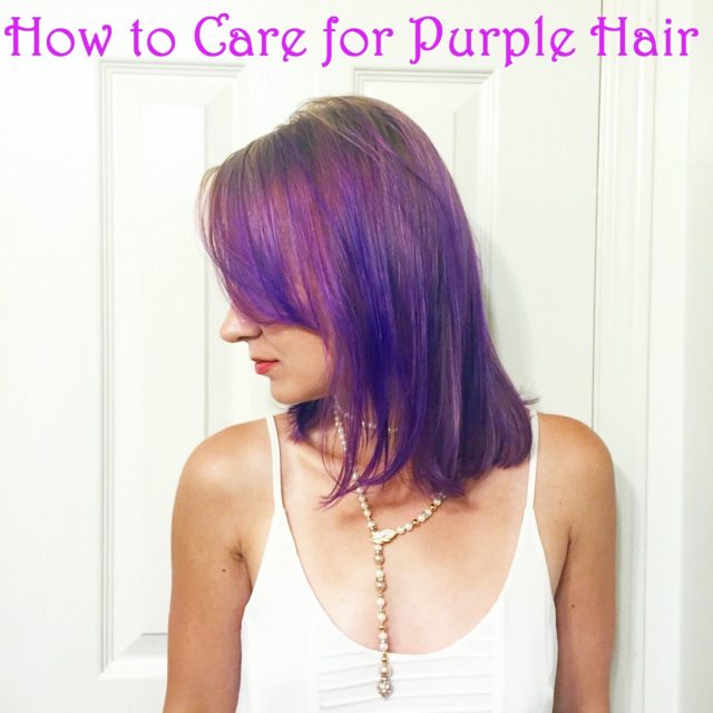 How To Care For Purple Hair House Of Illusions