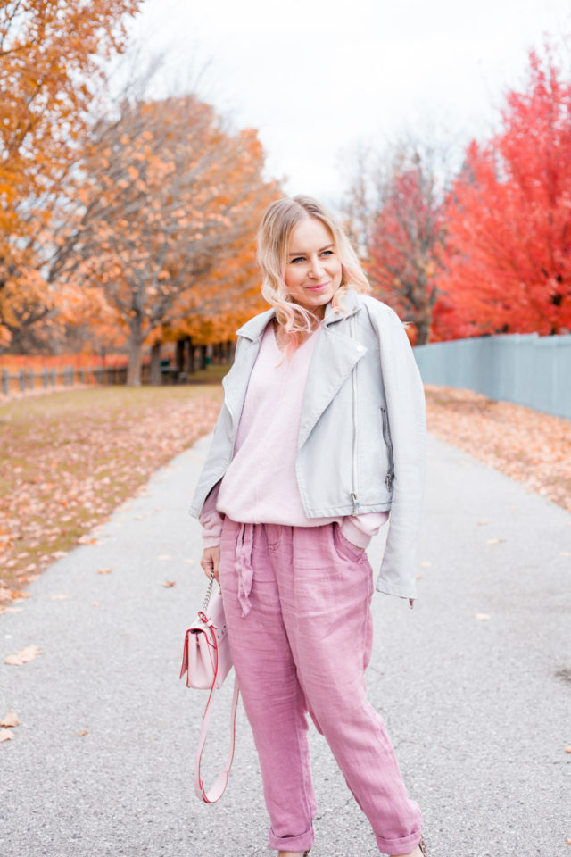 How to Wear Pink Pants in the Fall House of Illusions