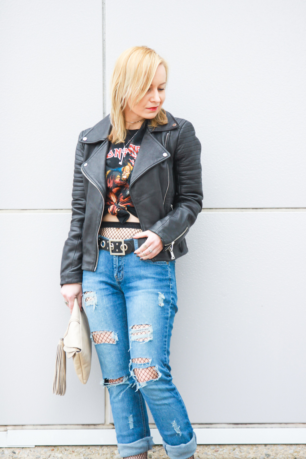 Why I M Digging The Ripped Jeans With Fishnets Trend House Of Illusions