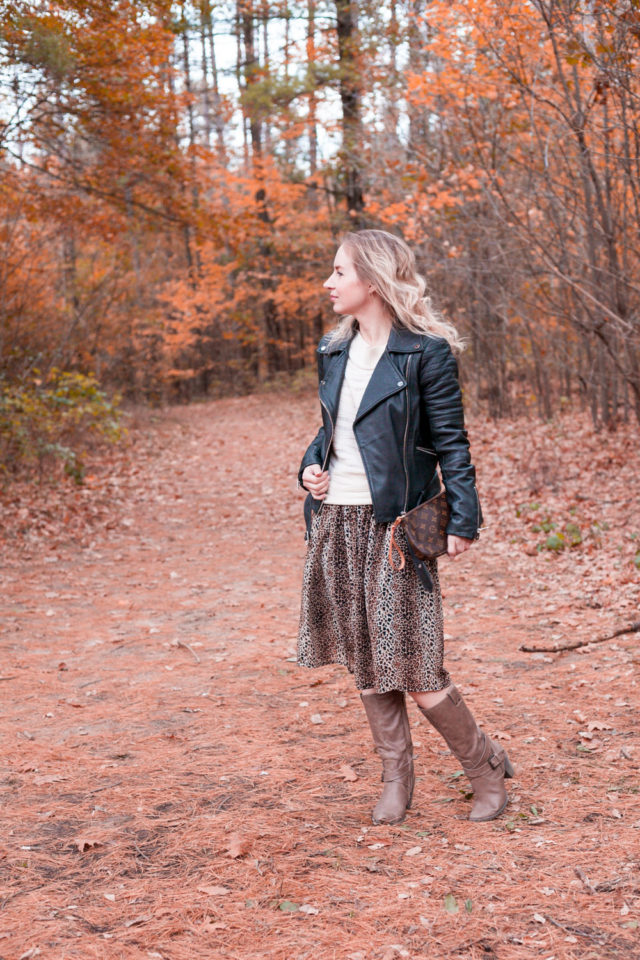 Biker Jacket and Leopard Fall Look - House of Illusions